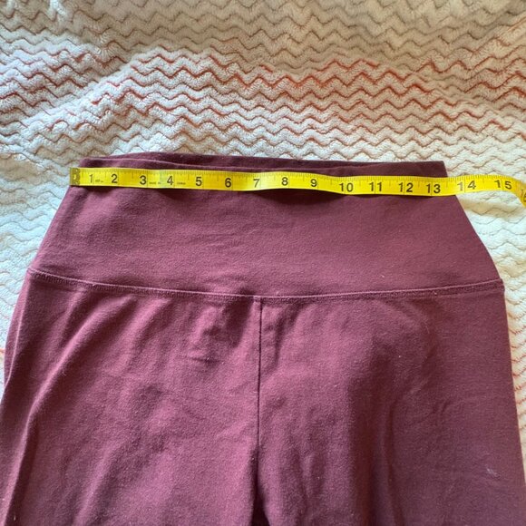 Offline by Aerie OG High Rise Maroon Legging - Size Large Petite Short - Picture 2 of 7